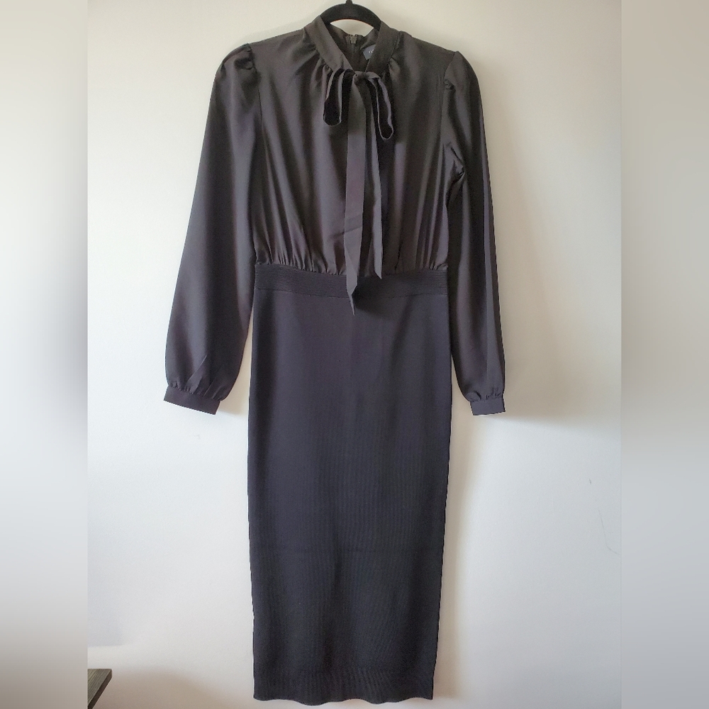 Ted Baker London Black Midi Dress